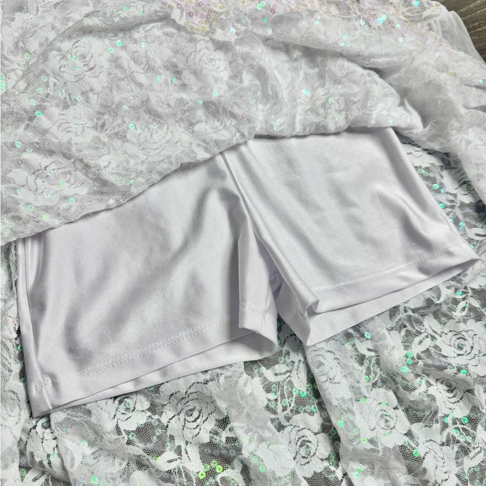 Revolution White Lace Dance Costume